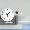 Ballerina Swan Wall Clock Ballet Dancing Girl Silent Mute Dance Decorative Tabletop Ornament