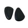 Universal Black Rubber Knee Pad Set Norton Royal Enfield BSA Triumph |Fit For
