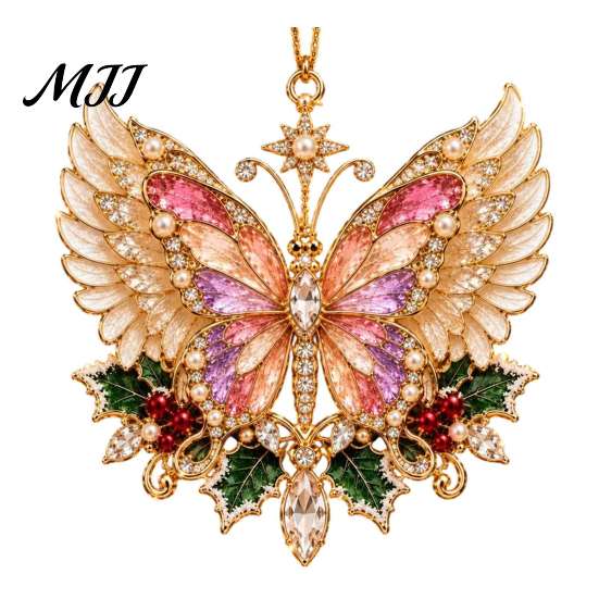 Seasonal Home Ornament Acrylic Christmas Tree Pendant, Decorative Hanging Ornament, Exquisite Winter Festival Gift Decorations for Garden Fireplace