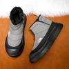Winter Shoes Men 2026  Fur Warm Comfortable Snow Boots Outdoor Waterproof Down Boots High Top Ankle Boots Platform Shoes Size 44
