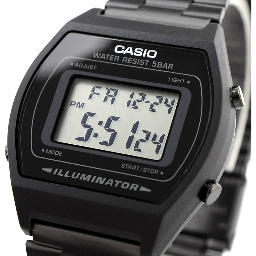 Casio Vintage Series B640WB-1A Digital Watch Unisex Black Overseas Model