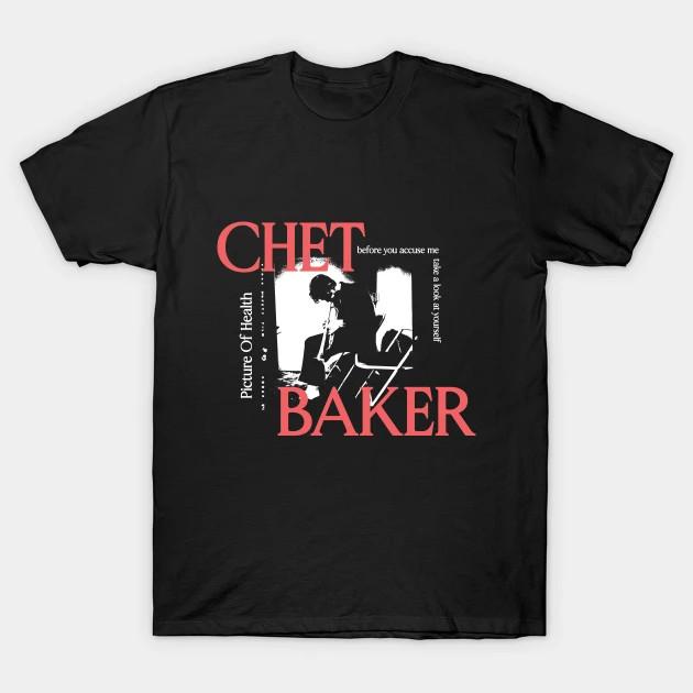 

Hot CHET BAKER PICTURE OF HEALTH Cotton Black All Size Unisex Shirt Unisex T-Shirt XL
