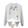 American Trendy Brand Pure Cotton T-Shirt Men'S Bottoming Shirt Long-Sleeved Trendy Autumn And Winter Men'S And Women'S Crew Neck Sweater