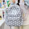 Schoolbag Korean College Star School Bag Girls Junior High School Students High School Students Versatile Class Backpack Lightweight Travel Small