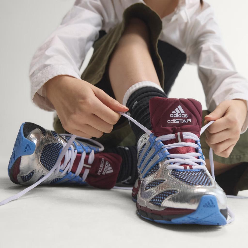 KJ4896 adidas Adistar MLD Aurora Coffee/Silver Metallic/Blue Fusion (Women's)