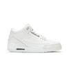 Air Jordan 3 Retro 'Pure Money' 2007 (Unisex) White / Metallic Silver Vintage Basketball Shoes 136064 103
