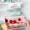 Fridge Organizer Storage Box Creative Multifunctional Refrigerator Drawer for Fruit Egg Food Plastic Storage Container Shelf