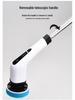 Retractable 9-in-1 Wireless Electric Cleaning Brush for Home, Toilet, and Kitchen