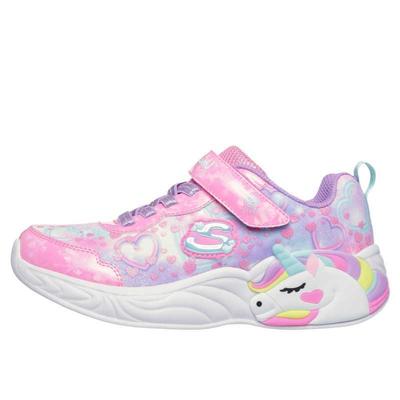S-Lights Unicorn Dreams - Heart Sparkles Comfortable Fashionable Simple Versatile Kids Running Shoes Kids Sneaker Pink 303063L-PKMT