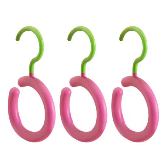 1/2/3Pcs Scarf Storage Hanger Heavy Duty Space-Saving Multi-purpose Hat Waist Belt Wallet Tie Clothes Storage Hook Closet Organizer