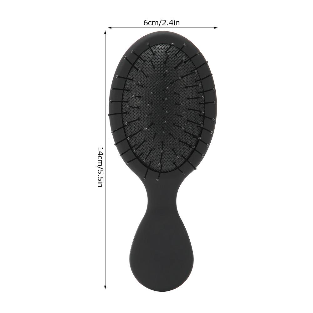 Soft Rounded Air Cushion Paddle Hairbrush Portable Paddle Hairbrush Mini Hair Brush For Travel