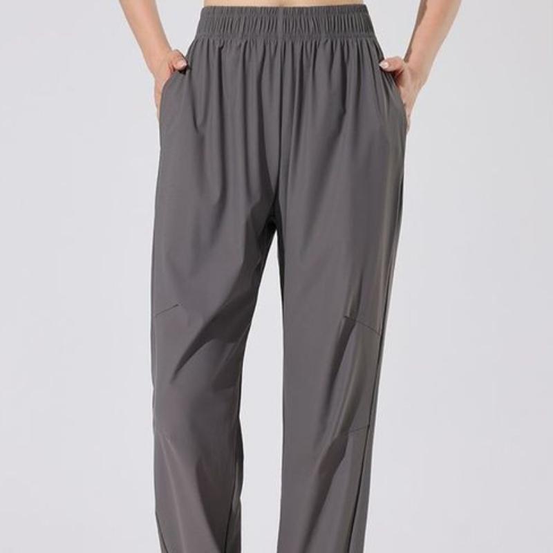 Women's Loose Athletic Pants for Summer | Ultra-Thin Breathable Running Yoga Fitness Quick-Dry Ankle-Cuffed Pants