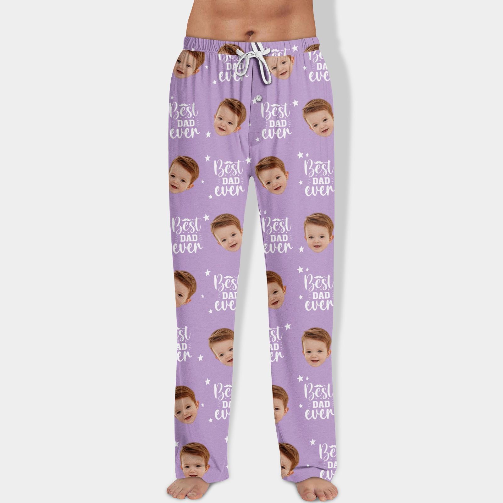 

Мужские домашние брюки с принтом Allover, пижамные брюки для сна, длинные брюки, пижамные брюки, брюки для йоги XL фиолетовый