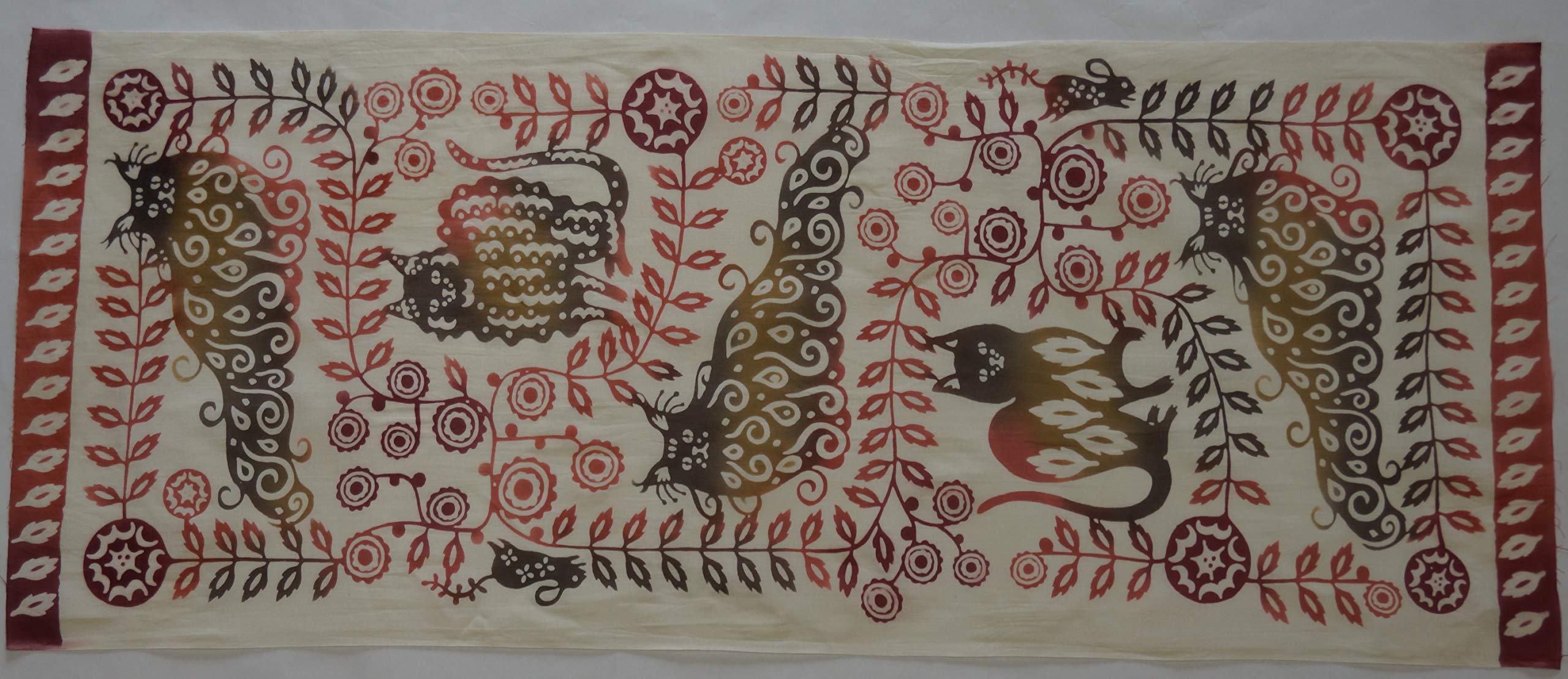 

Todaya Shoten Тэнугуи Рука Где есть 380 Насиэн-дзомэ (Японское полотенце) Рядом с тобой, Кот