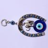 Turkish Blue Eye Horseshoe Elephant Pendant Amulet Lucky Protection Car Ornament