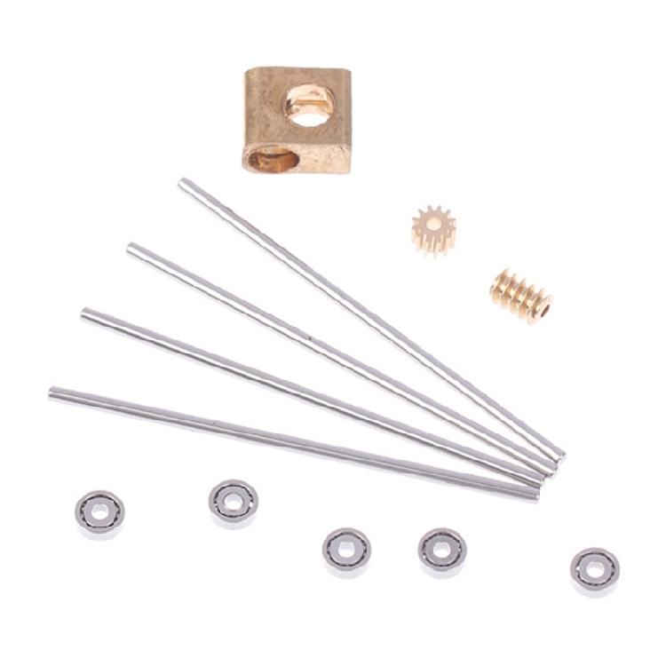 

0.2M Turbines Worm Gear Small 90° Transmission Box 12-Times Reduction Mechanism Gearboxes Model Car Upgrade Parts