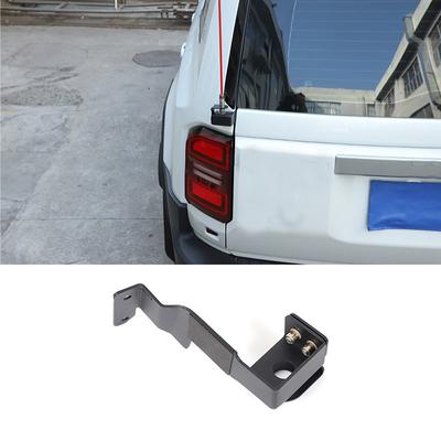 Soporte de antena para portón trasero de automóvil de acero al carbono para Toyota Land Cruiser Prado 250 LC250 2024 2025. Accesorios exteriores.