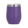 Custom 12oz Stainless Steel Double Layer Eggshell Insulated Vacuum Thermos Coffee Cup Outdoor Mini Egg Shaped Cup Mug with Lid