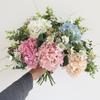 Plastic Hydrangea Flowers Realistic Flower Arrangement  Home Hotel Table Decor