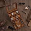 ProCase Watch PU Storage Accessory Anniversary Gift Espresso Case, 8-Watch Capacity, Leather, Two-Tier, Unisex, Box, Case, Display, Organize,