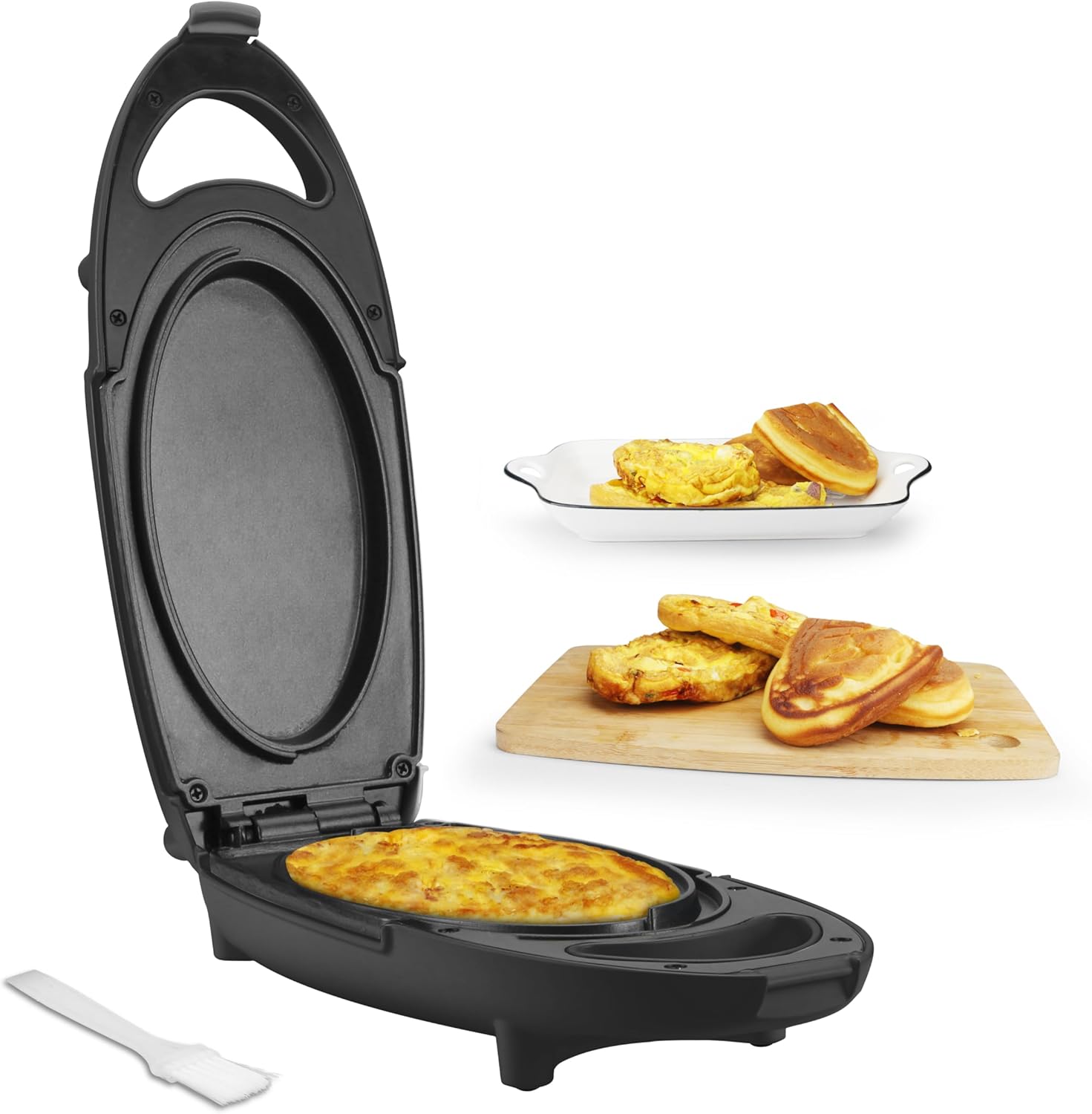 B Omelette Maker Electric, Omelette Cooking Surfaces Nonstick, Pan & Egg Pan, Double Sided Pan United States