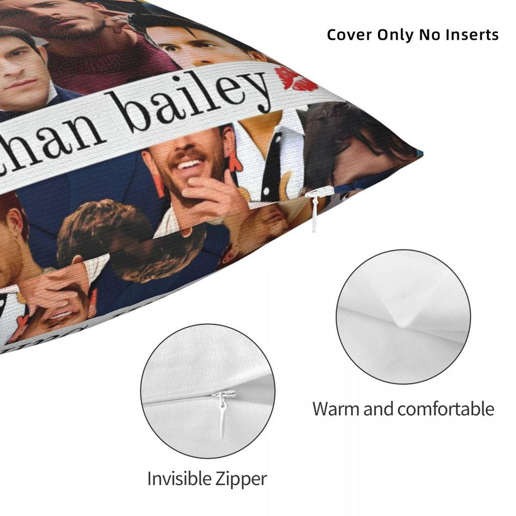 Jonathan Bailey Pillow Case Cute Funny Pillow Cover Soft Graphic Cushion Cover Pillowcases For Wedding Party Home Decor