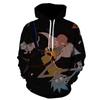 Bluza z kapturem Rick And Morty z cyfrowym nadrukiem 3D dla mężczyzn, codzienna odzież sportowa w kolorach zielonym, szarym, czarnym, białym
