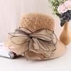 Mesh Flower Organza Fisherman's Hat Children Summer Breathable Sun Visor Elegant Dome Sun Hat