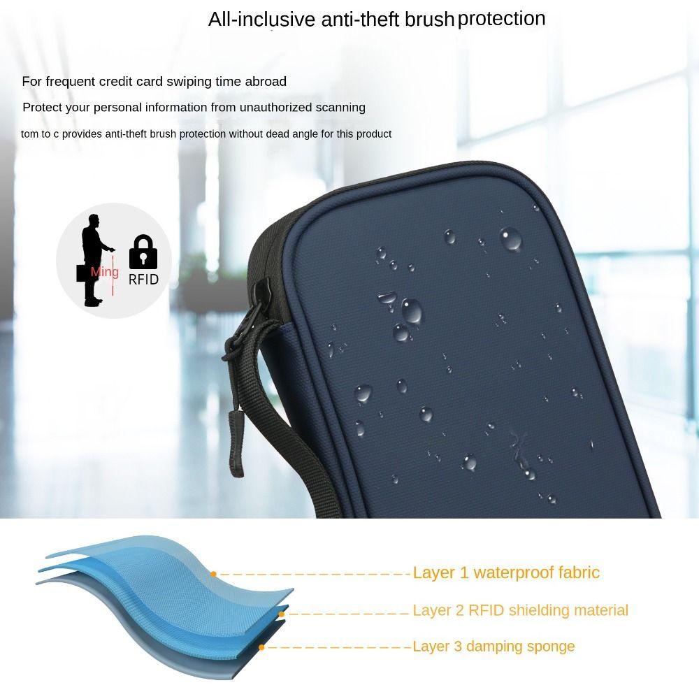 Travel Wallet Family Passport Holder Travel Documents Organizer Durable Waterproof Passport Case with RFID Blocker for Men Women