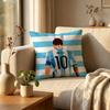 Goat Football Cushion Cover Comfortable Decorative For Bedroom Living Room Dormitory Picnic And Holiday Decoration Mmessi