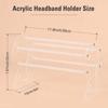 Detachable Hair Hoop Storage Holder Multifunctional Hairband Organizer Jewelry Display Stand  Gift