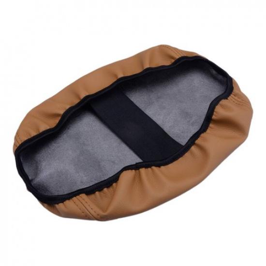 Leather Center Console Armrest Box Lid Cover Brown Fits For Mitsubishi Outlander