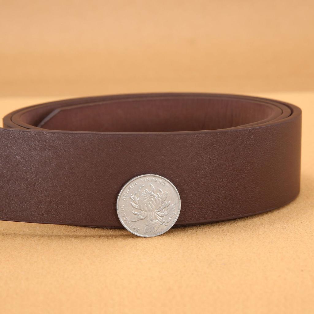 Korean Style Men PU Belt Needle Buckle Japanese Buckle Casual Jeans Belt Fashion Durable