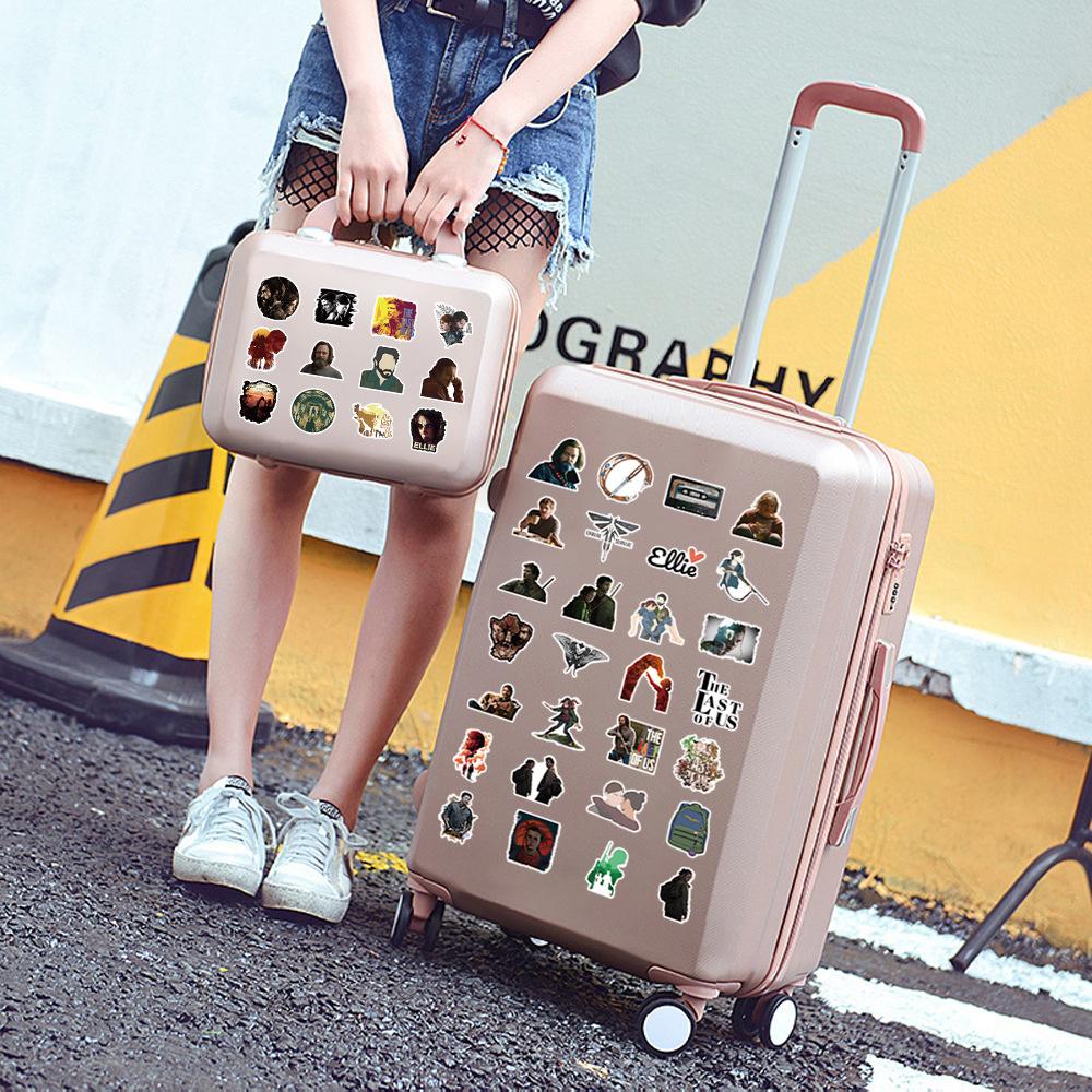 100 stk The Last of Us Vanntette vinylklistremerker for biler Telefoner Pianoer Gitarer