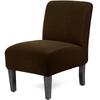 Stretch Spandex Dining Room Hotel Armless Accent Chair Cover Slipcover Armless Chair Furniture Protector Covers
