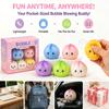 Internet Core Dopamine Aesthetic Bubble Blowing Dumpling Squishy Steamer Set Kinetic Fake Food Tactile Squeeze Prop Fun Present