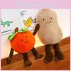 Novelty Plush Pillow With Persimmon And Peanut Animal Designs For Kids And Collectors