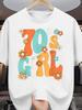 70s Girl Colorful Text Men's Short Sleeve Tee Casual Daily Wear