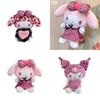 Cuddly Kuromi Mymelody Leopard Print Plush Doll – Great Kids Gift