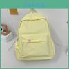 Basic Nylon School Backpack With Laptop Pocket For Students Daily Use