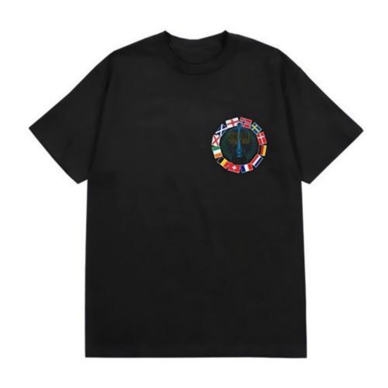 Luke Combs Unisex Adult Tour Â´23 Flags T-Shirt S чёрный
