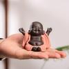 Kreativ Liten Keramisk Maitreya Glad Buddha Skulptur Figur Prydnader,