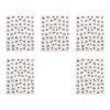 Summer Fruit Nail Art Stickers Set Of 5 Durability Waterproof Nail Decals Easy To Apply For Parties And Travel