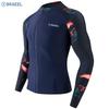 Mens UV Protection Rash Guard Set Long Sleeve Top Pants Snorkeling Surfing Diving Water Sports