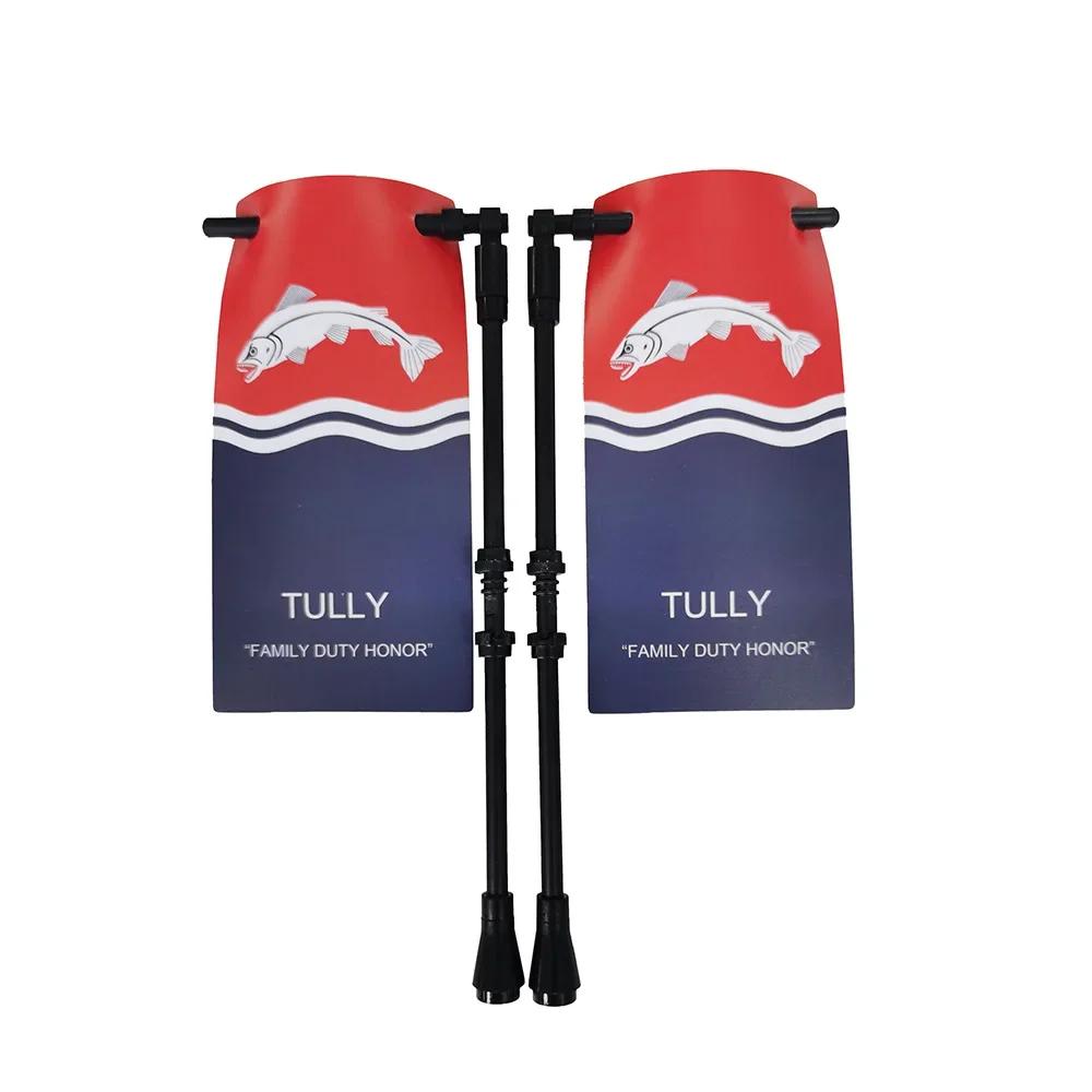 Klocki Budowanie Flag Miasta-Państwa Średniowieczne Postać Wojskowa Flaga Broń Starożytne Święte Cesarstwo Rzymskie Jerozolima Rycerz Świętego Łazarza Legion Zabawka