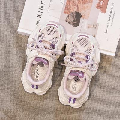 Girls' Summer Sports Shoes2026New Spring and Autumn Children's Single Mesh Dad Shoes, Breathable Mesh Shoes for Older Kids, Summer Style
