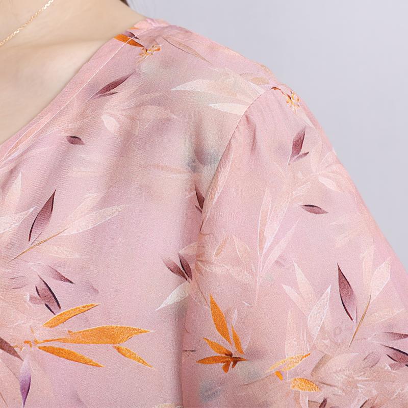 Elegant Woman Summer Dress Casual Loose Short Sleeve Long Dresses Plus Size Woman Clothing