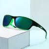 Men's Iridescent Polarized Cycling Sunglasses: Dustproof, Fashionable, UV Protection