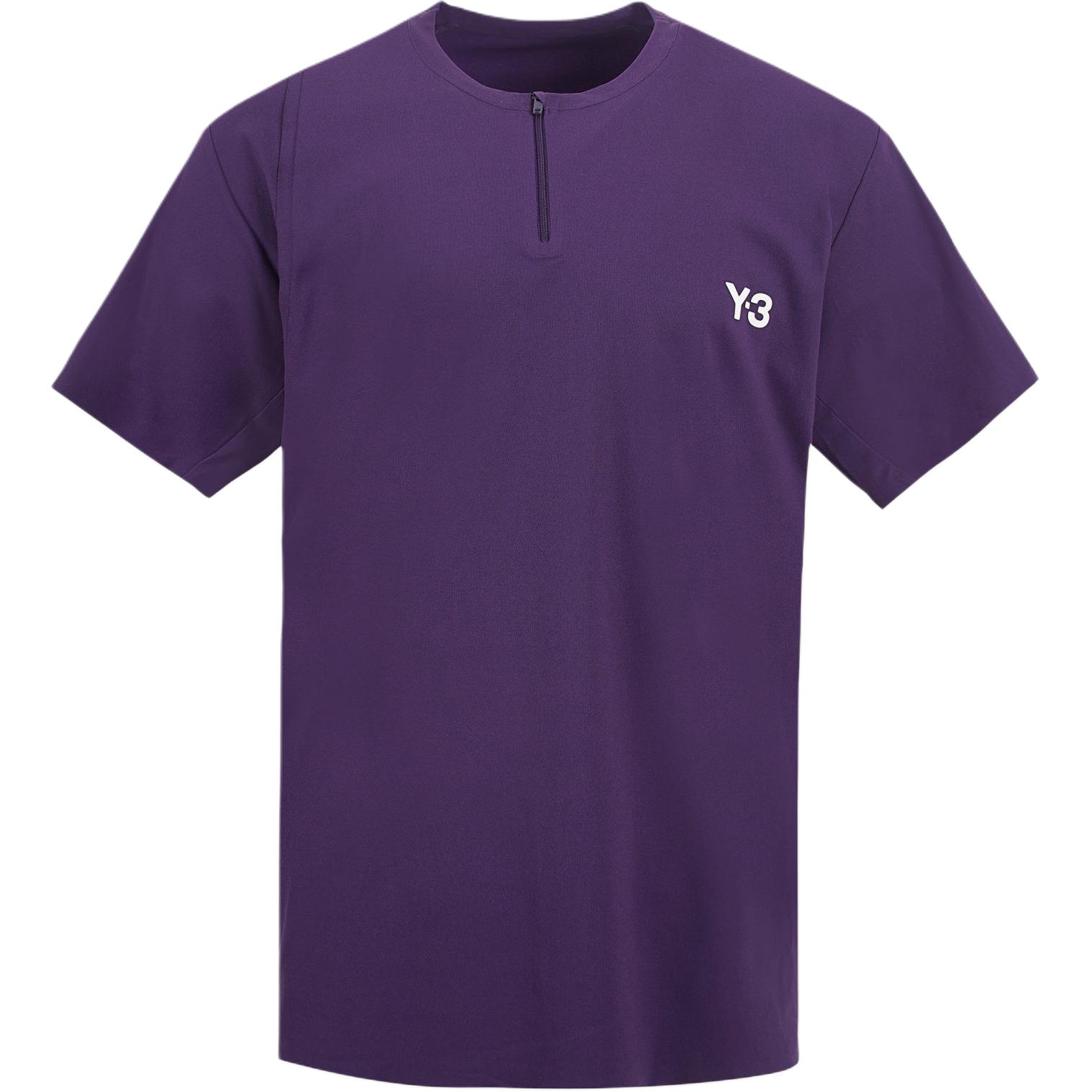 

Y-3 FW25 Tennis Series Letter Round Neck Short Sleeve T-Shirt Men Tops JN2992 L