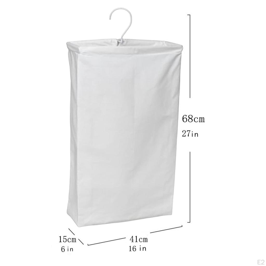 Door Laundry Basket, Dirty Clothes Storage, Foldable, for Closet And Dorm